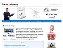 Tablet Screenshot of glasversicherungvergleich.com